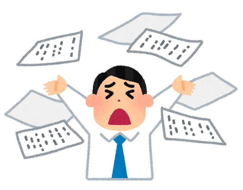 仕事を投げ出す人